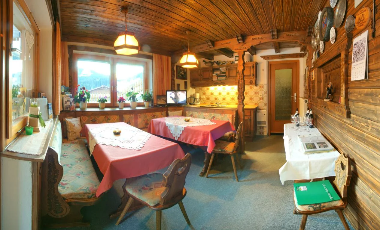 Aufenthaltsraum im Haus Hochzeigerblick