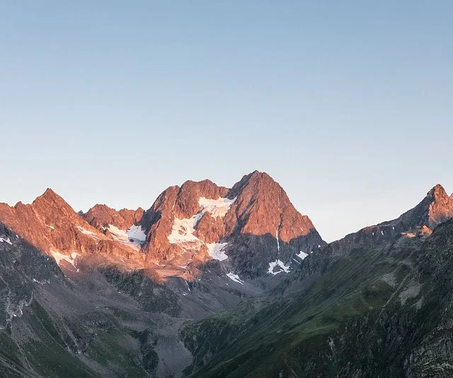 Sonnenaufgang in der Pitztaler Bergwelt