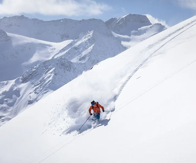 Freeriden am Pitztaler Gletscher